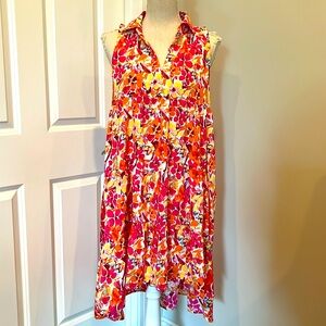 Umgee USA sleeveless pink floral dress